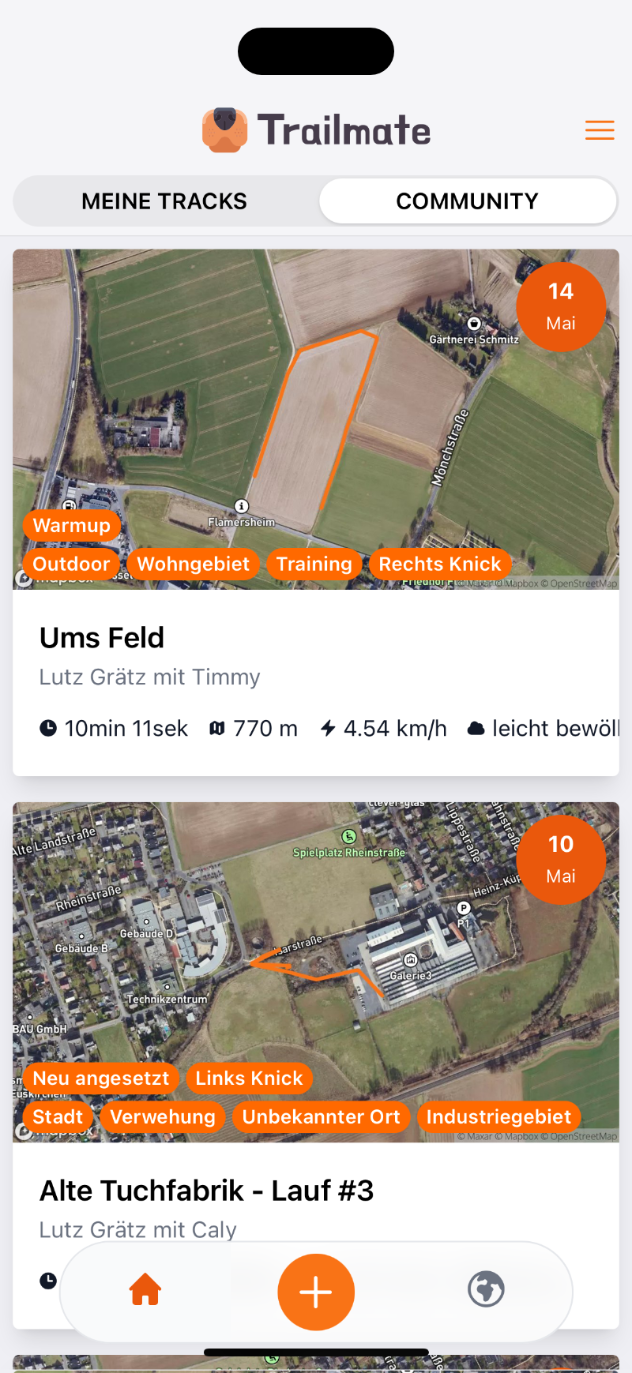 Trailmate App Screenshot